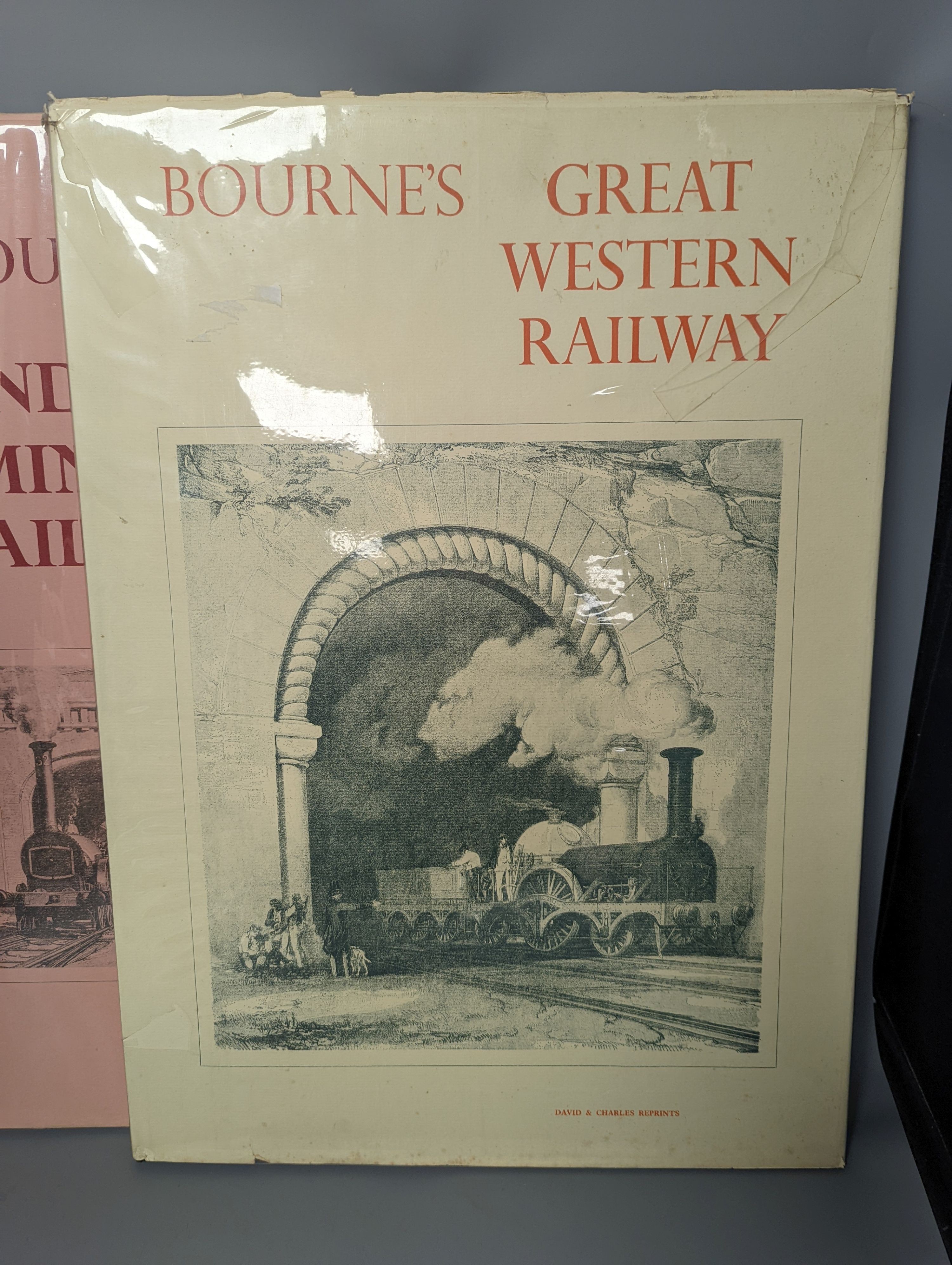 Two Bourne's early railway reference books: London to Birmingham Railway and Great Western Railway